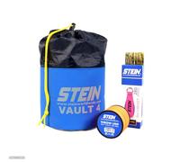 Stein Kit de línea de tiro profesional de lujo con bolsa de almacenamiento VAULT 4, línea de tiro naranja de 2,0 mm y peso de tiro de 280 g/10 oz