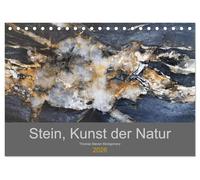 Stein, Kunst der Natur (Tischkalender 2026 DIN A5 quer), CALVENDO Monatskalender: Naturstein in Nahaufnahme
