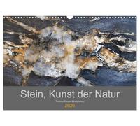 Stein, Kunst der Natur (Wandkalender 2026 DIN A3 quer), CALVENDO Monatskalender: Naturstein in Nahaufnahme