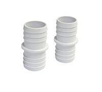 Steinbach 060033 - Pieza para mangueras | Paquete de 2 unidades para mangueras de piscina, conector de recambio compatible con mangueras de 38 mm de diámetro