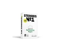 Steinbeis Papel Eco-Premium - ClassicWhite Paquete de 2500 folios de papel 80 g/m²- ISO70- Formato A4- Certificado Cradle-to-Cradle ®