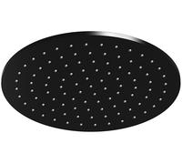 Steinberg 100 ducha con efecto lluvia 25x25 cm circular negro 1001686S