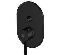 Steinberg 100 grifo de bañera y ducha empotrado negro 10021033S