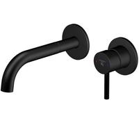 Steinberg 100 grifo para lavabo empotrado negro 10018143S