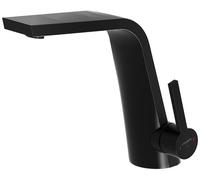Mezclador de lavabo Steinberg Serie 260, sin juego de desagüe, proyección de 158 mm, 26010101S, Color: negro mate