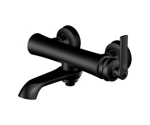 Steinberg 350 series mezclador de baño, vista, 205mm de proyección, 2 consumidores, 3501100S, Color: negro