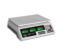 Steinberg Balanza De Control Báscula SBS-PW-402CS (Rango De Pesaje: 5 g - 40 kg, Precisión De 2 g, 7 Memorias, 33,9 x 23,3 x 0,6 cm)