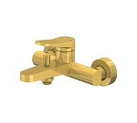 Steinberg Mezclador de baño serie 340, visto, para dos consumidores, proyección de 110 mm, 3401100BG, Color: Oro cepillado