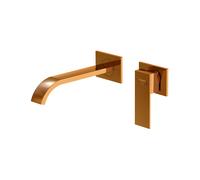 Steinberg Serie 135 Mezclador de lavabo, juego premontado, empotrado, proyección de 200 mm, 13518143RG, Color: Oro rosa