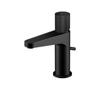 Steinberg Serie 171 Mezclador de lavabo, con juego de desagüe, proyección de 110 mm, 1711000S, Color: Negro