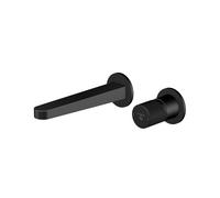 Steinberg Serie 171 mezclador mural para lavabo, proyección 190mm, oculto, 17118143S, Color: negro mate