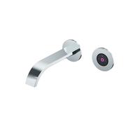Steinberg Serie 280 mezclador mural para lavabo, control totalmente electrónico de volumen y temperatura, 215 mm de proyección, 2801814E, Color: cromado
