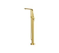Steinberg Serie 290 Grifería para bañera independiente, con cartucho cerámico, proyección de 220 mm, 2901162BG, Color: Oro cepillado