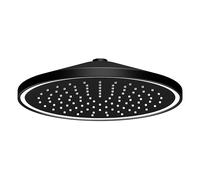 Steinberg Serie 310 ducha mural con iluminación LED, D 274mm, 3101686S, Color: negro mate