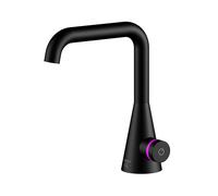 Steinberg Serie 310 Iconic mezclador de lavabo electrónico, sin juego de desagüe, proyección 152mm, altura 221mm, 3101010S, Color: negro mate