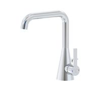 Steinberg Serie 315 mezclador monomando de lavabo, con juego de desagüe, proyección 152mm, altura 221mm, 3151000, Color: cromado