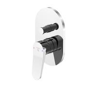 Steinberg serie 340 juego listo para montar, para mezclador monomando de bañera y ducha, para instalación empotrada, 34021033, Color: cromado