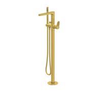 Steinberg Serie 340 Mezclador de bañera, independiente, para instalación oculta, proyección 220mm, altura 927mm, 3401162BG, Color: Oro cepillado