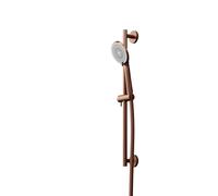 Steinberg serie 340 set de ducha, incl. teleducha, regulable en 3 posiciones, flexo de ducha, barra de ducha 600mm, 3401601BC, Color: cobre cepillado