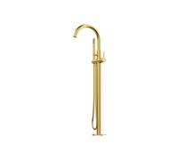 Steinberg Serie 341 Mezclador independiente para bañera, con caño giratorio, proyección 260mm, 3411162BG, Color: Oro cepillado