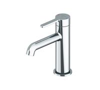Steinberg Serie 341 Mezclador monomando de lavabo con cartucho cerámico, sin juego de desagüe, 122 mm de proyección, 3411010, Color: cromado