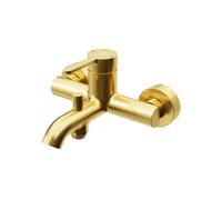 Steinberg Serie 341 Mezclador monomando visto, para bañera, con desviador automático, proyección 158mm, 3411100BG, Color: Oro cepillado