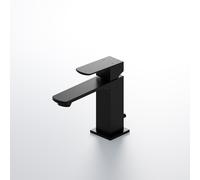 Steinberg Serie 342 mezclador de lavabo, con juego de desagüe, proyección 120mm, 3421000S, Color: negro mate