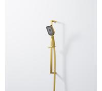 Steinberg Serie 342 set de ducha, 700mm, teleducha 3 vías ajustable, 3421622BG, Color: Oro cepillado