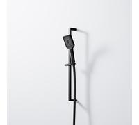 Steinberg Serie 342 set de ducha, 700mm, teleducha 3 vías ajustable, 3421622S, Color: negro mate