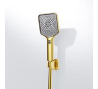 Steinberg Serie 342 set de teleducha, teleducha ajustable de 3 vías, 3421626BG, Color: Oro cepillado
