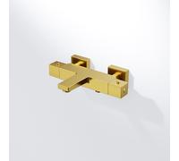 Steinberg Serie 342 Termostato de superficie, para bañeras, proyección 176mm, 3423100BG, Color: Oro cepillado