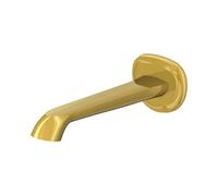 Steinberg Serie 350 caño, para bañera de lavabo, proyección 220mm, 0, 3502310BG, Color: Oro cepillado