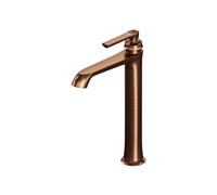 Steinberg Serie 350 grifería de lavabo, alta, independiente, sin desagüe automático, 170 mm de alcance, 3501700BC, Color: cobre cepillado