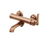 Steinberg Serie 350 grifería para bañera, montaje en superficie, alcance 205 mm, 2 consumidores, 3501100BC, Color: cobre cepillado