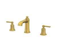 Steinberg Serie 350 Mezclador de lavabo, 3 agujeros, con juego de desagüe, proyección de 130 mm, 0, 3502000BG, Color: Oro cepillado