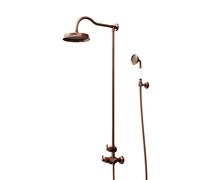 Steinberg Serie 350 sistema de ducha, juego completo, con. termostato, 1, 3502721BC, Color: cobre cepillado