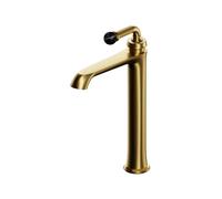 Steinberg Serie 355 Metamorphosis mezclador monomando elevado de lavabo, sin desagüe automático, 170 mm de alcance, 3551700BG, Color: Oro cepillado
