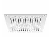 Steinberg Serie 390 Relax Rain ducha de techo, instalación en techo, Easy-Clean, 450x450mm, 3906412, Color: Acero inoxidable pulido