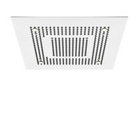 Steinberg Serie 390 Sensual Rain panel de lluvia, iluminación LED, juego completo, 2 chorros, Easy-Clean, 600x600mm, 3906622