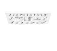 Steinberg Serie 390 Sensual Rain panel de lluvia, iluminación LED, juego completo, 3 chorros, Easy-Clean, 1220x620mm, 3906032