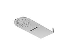 Steinberg Wall Rain ducha mural, conexión directa a la pared, Easy-Clean, función de aumento, 600x250mm, 3905652