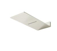 Steinberg Serie 390 Wall Rain ducha de techo, conexión directa a la pared, Easy-Clean, función de salpicaduras, 600x250mm, 3905662BN, Color: Níquel Cepillado