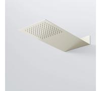 Steinberg Serie 390 Wall Rain ducha de techo, conexión directa a la pared, Easy-Clean, ultraplana 2mm, 430x200x60mm, 3901620BN, Color: Níquel Cepillado