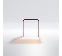 Steinberg Serie 432 Taburete, de poliresina, 400x270x430mm, 432700031, Color: Ámbar