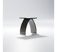 Steinberg Serie 432 Taburete, de poliresina, 415x225x420mm, 432710030, Color: grafito