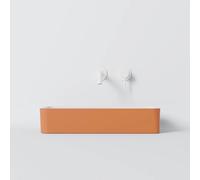 Steinberg Serie 440 lavabo sobre encimera, angular, sin rebosadero, 590x395x120mm, SOLIDSurface, 440714007, Color: anaranjado