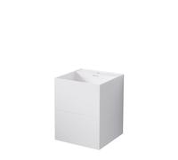Steinberg Serie 443 Lavabo mural, con extraíble, 400x400x500mm, 1 agujero para grifo, con rebosadero, SOLIDSurface, 4437180W