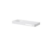 Steinberg Serie 449 lavabos de pared, toalleros para toallas de mano derecha, 1 agujero de grifo, con rebosadero, 1200x480mm, blanco mate, 4497125W