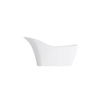 Steinberg Serie 490 bañera, exenta, Ovale, 1690x750mm, SOLIDSurface, blanco mate, 4908600W