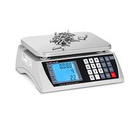 Steinberg Systems Balanza Cuentapiezas Báscula Digital SBS-PW-301CD (Acero inoxidable/PVC, LCD, Batería hasta 72 h, 30 kg / 1 g)